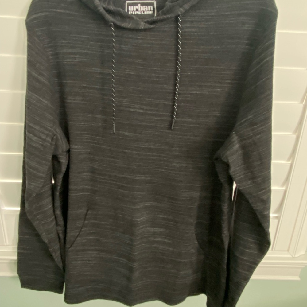 Urban Pipeline Men's Charcoal Hoodie
